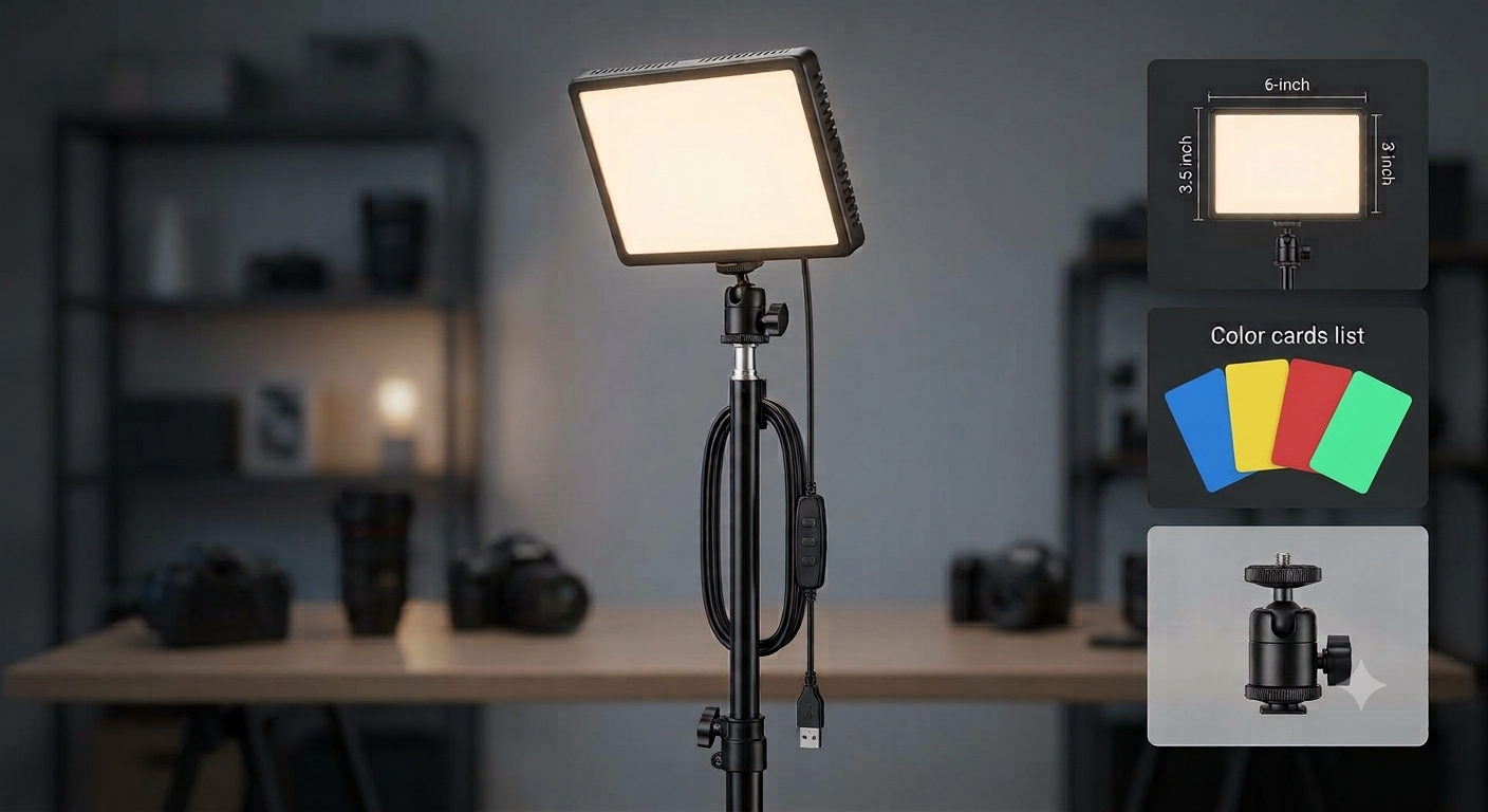 6-Inch Brown Light with 4 Cover Plates