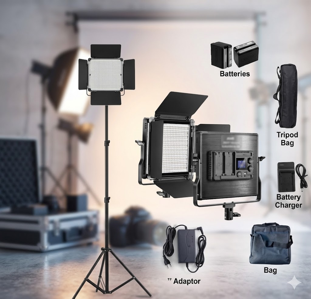 LED 660 Metal Series Kit – Professional Studio Lighting for Photography and Video Production