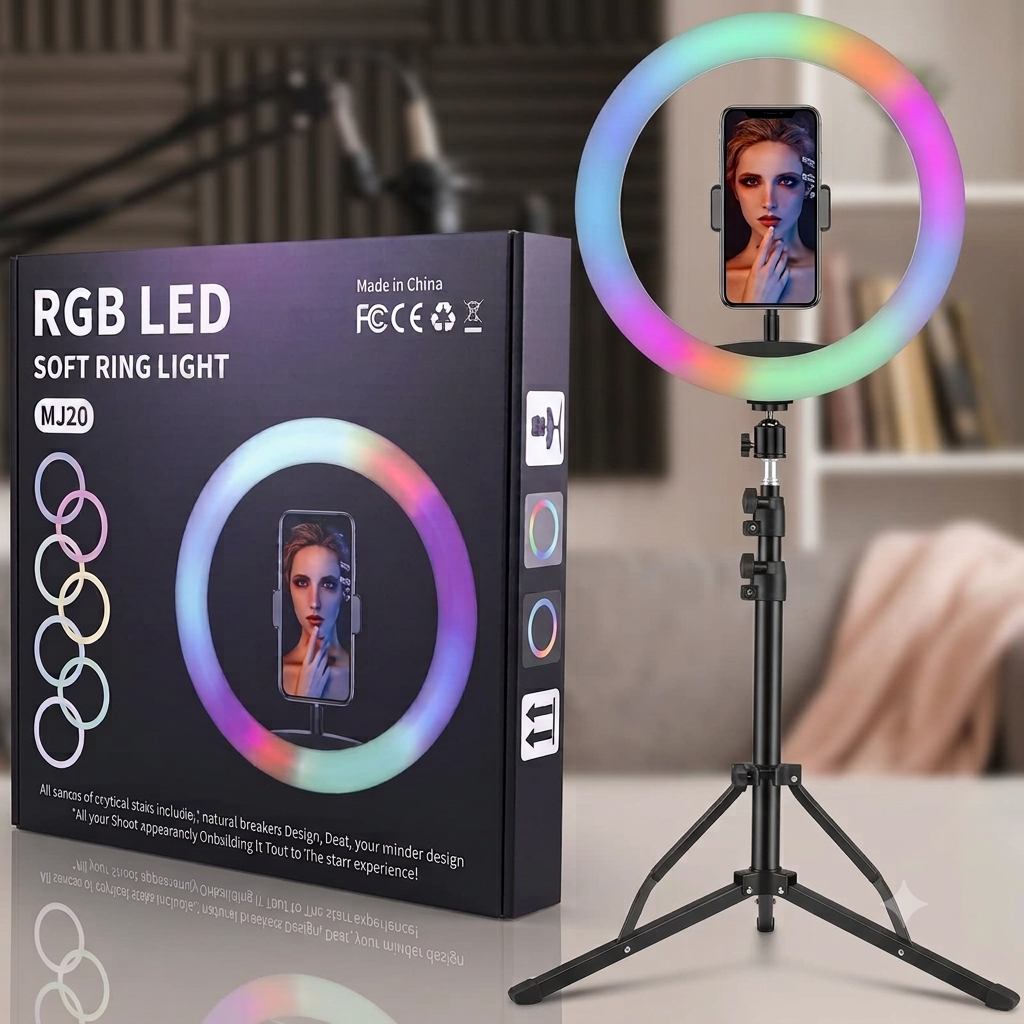 RGB 8-Inch Ring Light