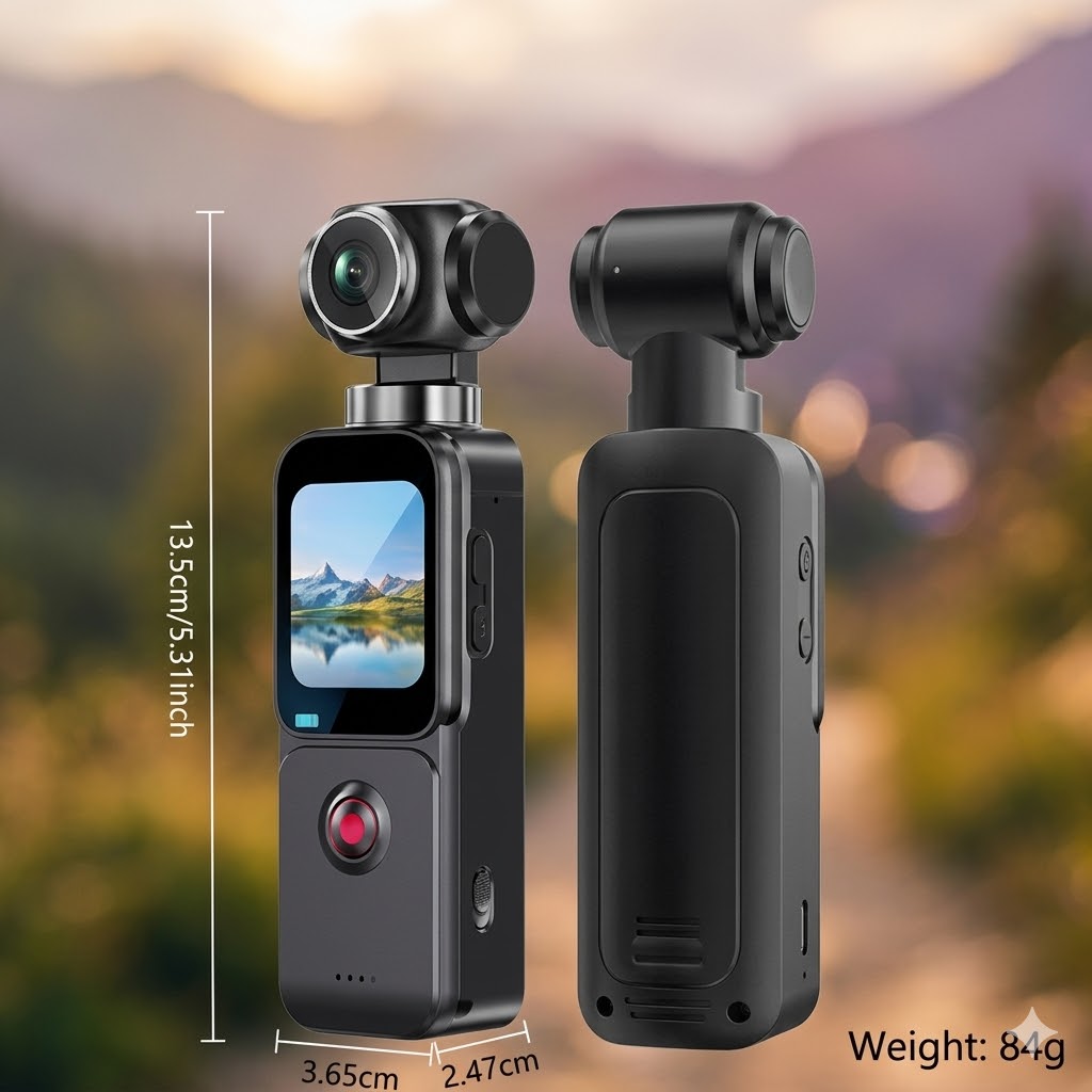 SK Pocket Camera – Compact Smart Camera for Everyday Photography & Content Creation