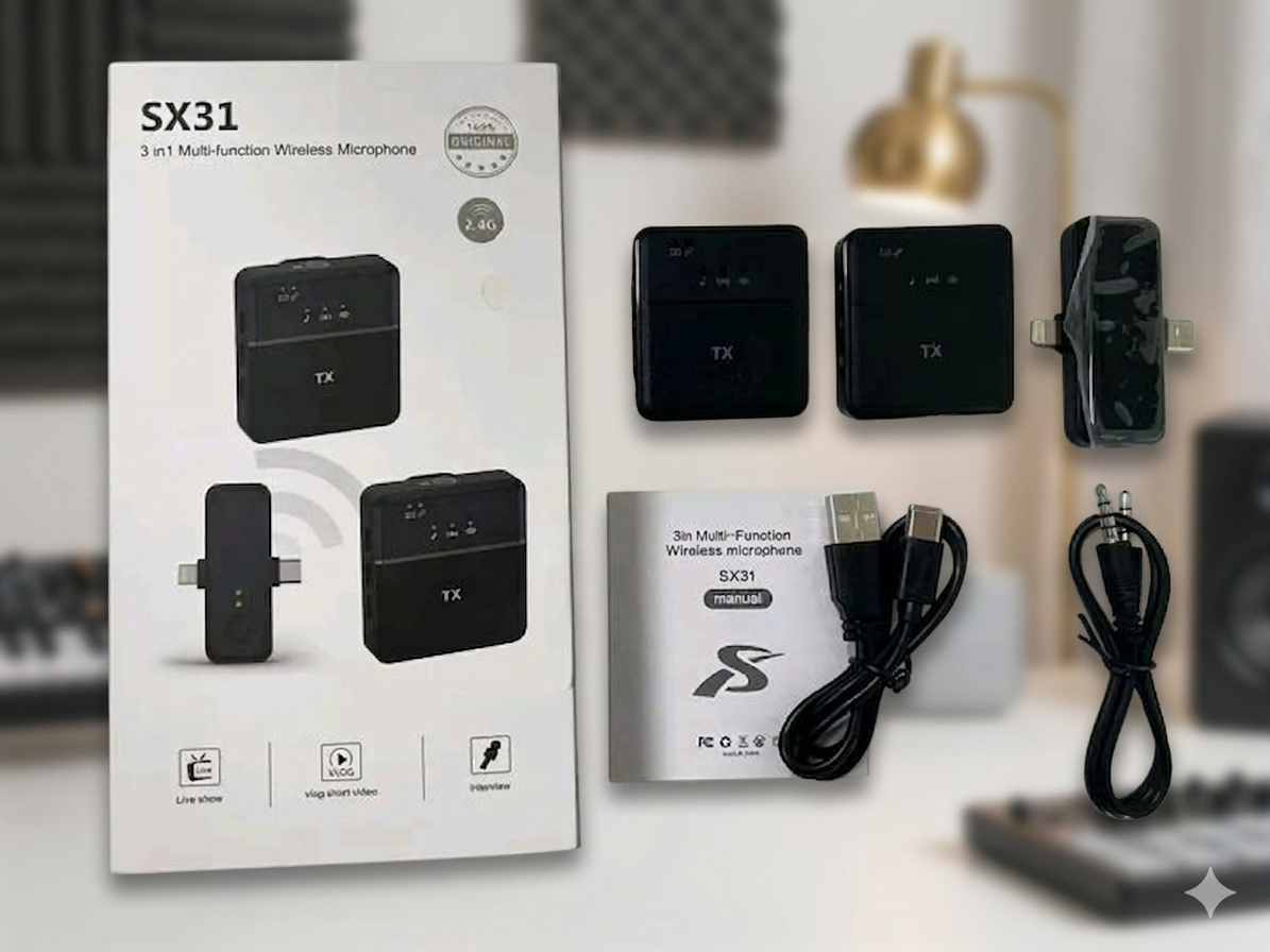 SX31 Wireless Microphone (Two Mic)