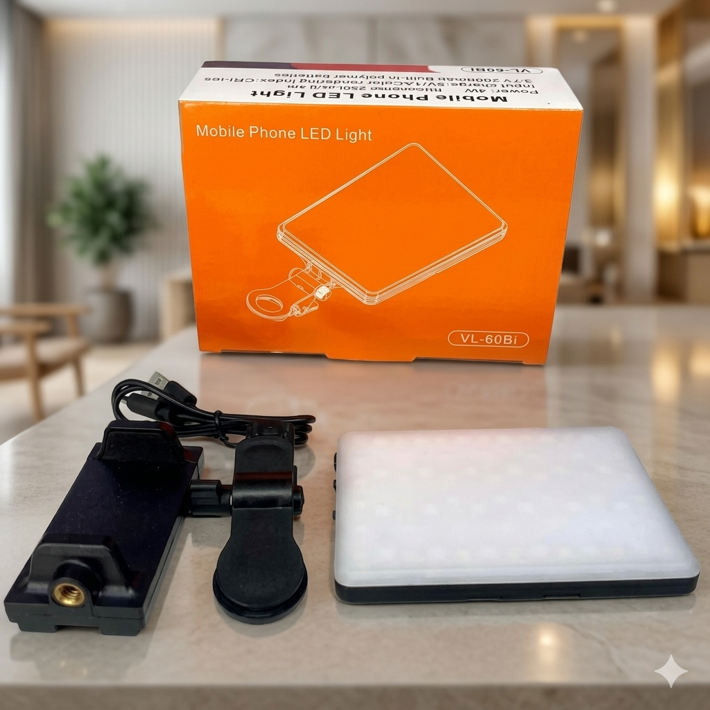 VL60Bi Influencer Light – Portable LED Lighting for Content Creation and Livestreaming