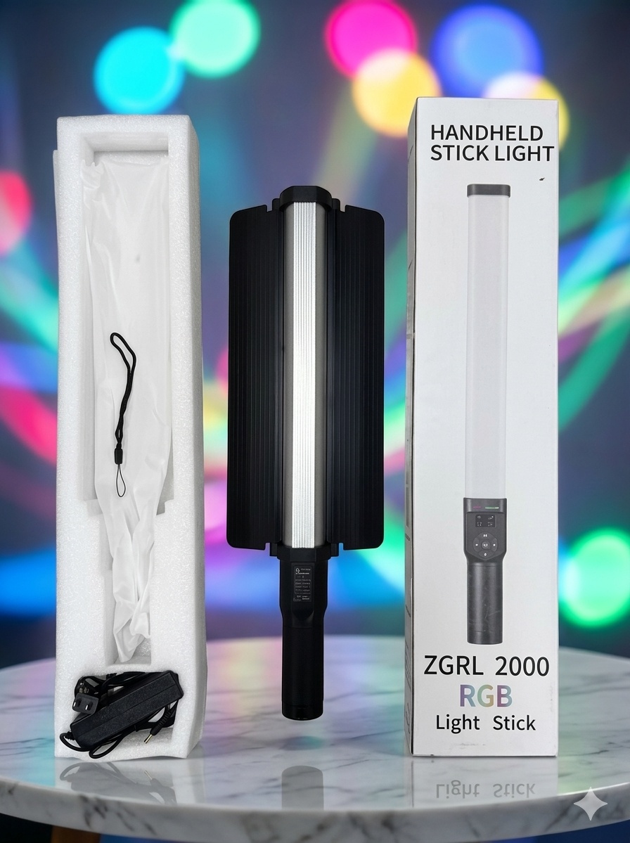 ZGRL 2000 RGB Stick Light – Professional Creative Lighting for Photography and Video Production